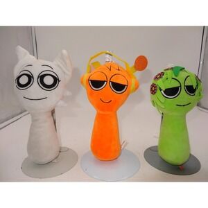 Spunki Plushies 9" Soft & Fun Stuffed Animal Toys Cute Sprunki Plush Green Oran